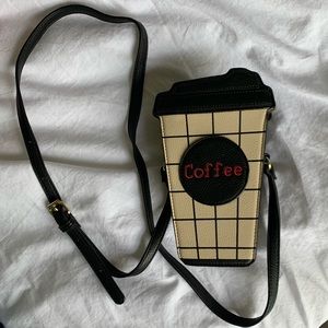 Coffee Cup Crossbody Bag